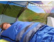 Mountview Single Sleeping Bag Bags Outdoor Camping Hiking Thermal -10℃ Tent