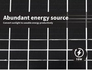 12V 10W Solar Panel Kit Mono Backup for Caravan Car Battery Charging Controllers