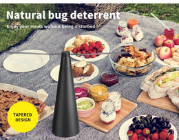 Lambu Fly Free Entertaining Chemical Trap Repellent Fly Fan Indoor Outdoor Home.