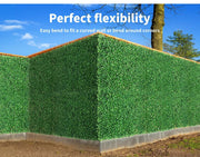 Marlow Artificial Hedge Grass Boxwood Garden Green Wall Mat Fence Outdoor x 10