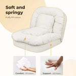 Levede Floor Sofa Bed Adjustable Lazy Lounge Recliner Gaming Couch 2 Pillow