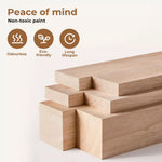 Levede Double Bed Frame Rubberwood Timber Headboard Mattress Base Walnut