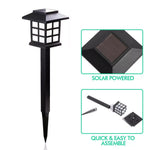 Emitto 12x LED Solar Power Garden Landscape Path Lawn Lights Yard Lamp Outdoor