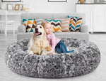 Pawz Pet Dog Cat Calming Bed Warm Soft Plush Sleeping Kennel Removable Washable