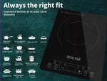 Spector Electric Induction Cooktop Portable Ceramic Kitchen Cooker Touch 2000W