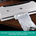 Food Vacuum Sealer Bags Reuseable Pouch Foil Aluminum Storage Bag Heat Seal100PC