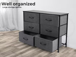 Levede Storage Cabinet Tower Chest of 6 Drawers Dresser Tallboy Lowboy Organizer