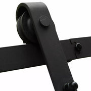Levede Sliding Barn Double Door Hardware Track Roller Kit 2.4/3/3.6/4M Classic.