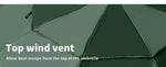 Mountview Beach Umbrella Outdoor Umbrellas Sun Shade Garden Shelter 2.33M Green
