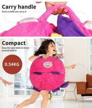 Mountview Sleeping Bag Child Pillow Stuffed Toy Kids Bags Gift Unicorn 135cm S