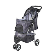 Pawz Large Pet Stroller Dog Cat Carrier Travel Pushchair Foldable Pram 3 Wheels