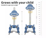 Bopeep Kids Basketball Hoop Set Stand Sports Gift Toys 5-in-1 Adjustable Height