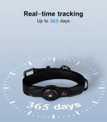 Pawz Bluetooth Pet Tracker Collar Dog Locator GPS Smart Waterproof 120m Black