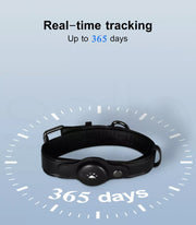 Pawz Bluetooth Pet Tracker Collar Dog Locator GPS Smart Waterproof 120m Black