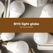 Emitto Ceiling Light Led Modern Pendant Lights Bedroom Lamp Linen Shade Flush
