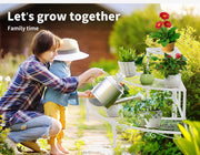 Levede Plant Stands Outdoor Indoor Metal Flower Pot 3 Garden Corner Shelf.