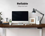 Levede Desktop For Motorised Adjustable Desk Electric Sit Stand Table 140X70CM