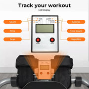 Centra Rowing Machine Rower Hydraulic Resistance Exercise Fitness Gym Cardio