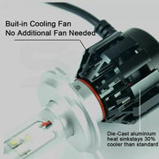 4 Side Cree LED Car Headlight 160W 2500LM H4 High Low Beam Replace Xenon HID