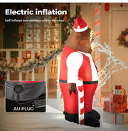 Christmas Inflatable Sloth 1.8M Xmas Party Decoration LED Lights Outdoor