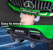 Kids Ride On Car 12V Battery Mercedes-Benz Licensed AMG GTR Toy Remote Control
