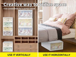 Storage Drawers Clothes Organiser Box Large Plastic Stackable Wardrobe Container