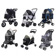 Pawz Pet Stroller Dog Cat Pram Travel Carrier Foldable Pushchair Outdoor Large