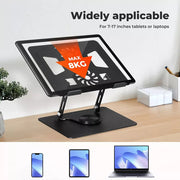 Traderight Laptop Stand Tablet Adjustable 360 Rotating Foldable Sturdy Holder