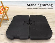 Mountview 3M Outdoor Umbrella Cantilever Umbrellas Base Stand Garden Patio Beach