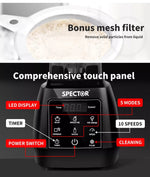 Spector 2L Commercial Blender Mixer Food Processor Juicer Smoothie Ice Crush