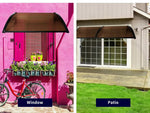 Mountview Window Door Awning Canopy Outdoor Patio Sun Shield Rain Cover 1 X 1.5M