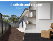 Marlow x10 Floor Tiles Plastic Decking Garden Indoor Outdoor Backyard Home Decor