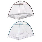 Dreamz Mosquito Bed Nets Foldable Canopy Dome Fly Repel Insect Queen - Blue
