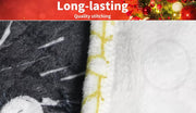 Santaco Throw Blanket Xmas Double Sided Warm Fleece Decor Christmas 220X180cm