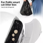 Pawz 10 Rolls Waste Bag Replacement Refill For Pawz Automatic Cat Litter Box