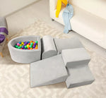 Bopeep Kids Foam Blocks Play Set Pit Climb Crawl Soft Indoor Activity Toys