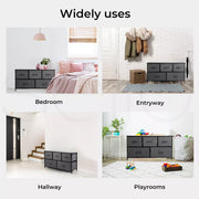 Levede Chest of 5 Drawers Storage Cabinet Dresser Lowboy Organizer TV Stand Unit