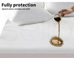 Dreamz Mattress Protector Bamboo Cotton Cover Waterproof /8cm Topper Queen King.