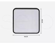Emitto Ultra-Thin 5CM LED Ceiling Down Light Surface Mount Living Room Black 27W