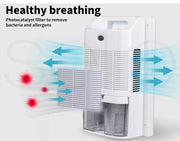 Spector 2L Portable Dehumidifier Air Purifier Dual-core 65W Efficient Dryer