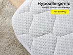Dreamz Mattress Protector Topper Bamboo Pillowtop Waterproof Cover King