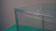 Stacked Shoe Box Acrylic Sneaker Display Case Magnetic Door Anti-oxidation