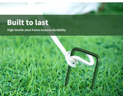 Marlow 100PCS Synthetic Artificial Grass Pins Turf Pin U Fastening Lawn Weed Mat