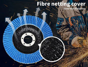 Flap Discs 125mm Zirconia Sanding Angle Grinder Wheel Workshop 120 Grit 10 Discs