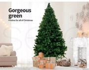 Santaco Christmas Tree Xmas Home Decorations Ornaments LED Light Green Decor