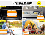 Car Boot Organiser 2 Layer Foldable Trunk Storage Box Collapsible Multi-purpose