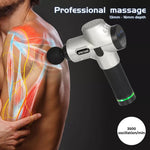 Spector Massage Gun Electric 6 Heads Vibration Massager LCD Deep Muscle Relief