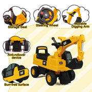 Caterpillar Liscenced Ride On Excavatorr  Pretend Play Toy