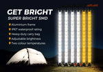 12V LED Strip Light Bar 6PCS Waterproof Boat Car Camping Tent Amber White Lights