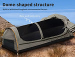 Mountview Swag Camping Swags Canvas Double King Single Hiking Tent Dome Mattress